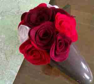 felt roses on coffee table rsz